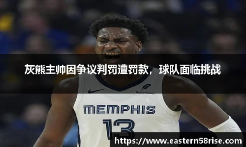 灰熊主帅因争议判罚遭罚款，球队面临挑战